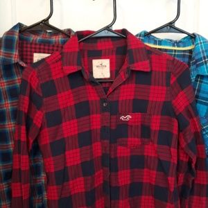 Hollister plaid shirt